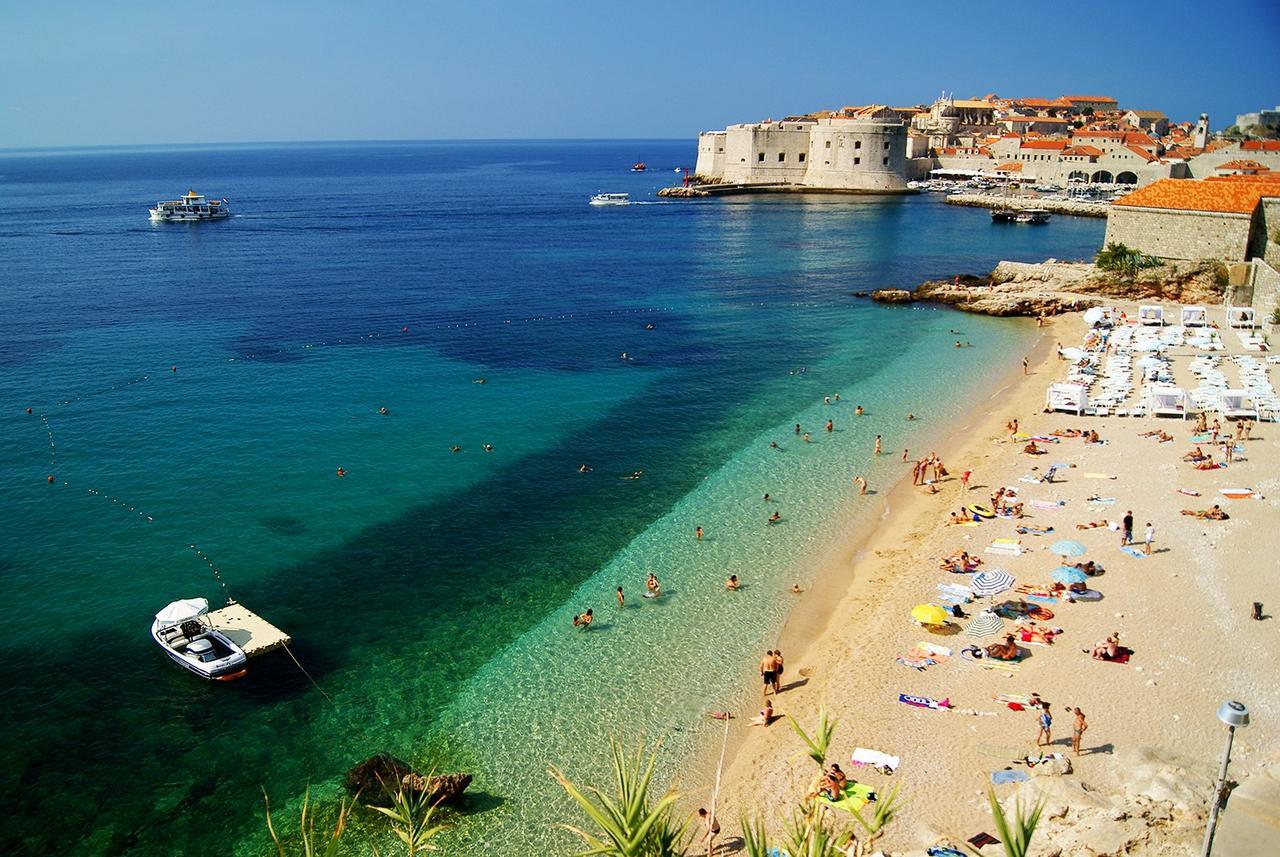 Luxury Beachfront Apartment Banje Dubrovnik Exterior photo